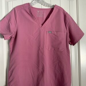 Figs Chalk Pink Catarina Top